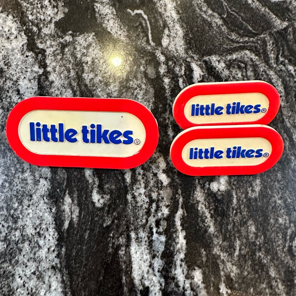Little Tikes replacement name plates